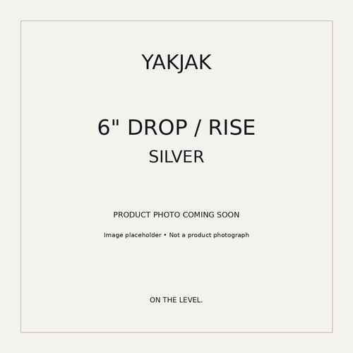 YakJak 6" Silver: clearly labeled product photo placeholder