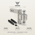 Premium Billet Aluminum Adjustable Dual-Ball Hitch